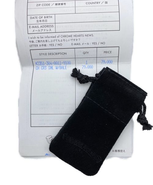 CHROME HEARTS（クロムハーツ）CHROME HEARTS (クロムハーツ) スモールCHクロス ベイル ペンダント サイズ:-の古着・服飾アイテム