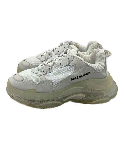 BALENCIAGA（バレンシアガ）BALENCIAGA (バレンシアガ) TRIPLE S Trainers ホワイト サイズ:SIZE 42の古着・服飾アイテム