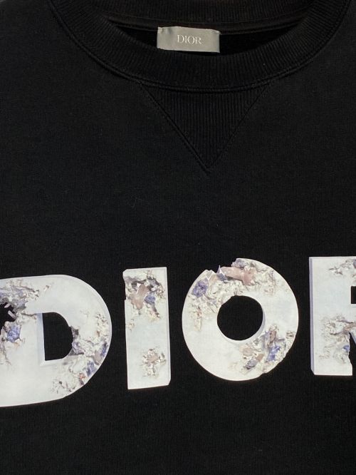 Dior（ディオール）Dior (ディオール) 3D Logo Sweatshirt ブラック サイズ:Sの古着・服飾アイテム