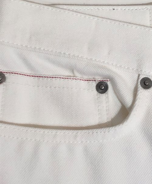 Dior（ディオール）Dior (ディオール) ×sacai スリムフィットジーンズ ホワイト サイズ:31の古着・服飾アイテム