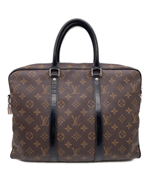 LOUIS VUITTON（ルイ ヴィトン）LOUIS VUITTON (ルイ ヴィトン) モノグラム・マカサーPDV PM ブラウン サイズ:PMの古着・服飾アイテム