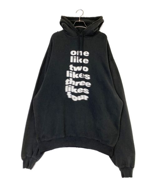 BALENCIAGA（バレンシアガ）BALENCIAGA (バレンシアガ) ダメージ加工パーカー ブラック サイズ:XXSの古着・服飾アイテム