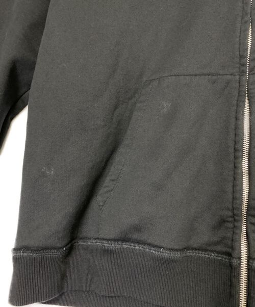 VALENTINO（ヴァレンティノ）VALENTINO (ヴァレンティノ) ジップパーカー ブラック サイズ:3XLの古着・服飾アイテム