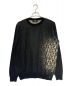 FENDI（フェンディ）の古着「Girocollo Shaded Logo Knit」｜ブラック