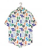 LOUIS VUITTONルイ ヴィトン）の古着「LVSEエレクトリックレギュラーDNAS/Sシャツ」｜ホワイト
