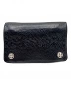 CHROME HEARTSクロムハーツ）の古着「2 ZIP WALLET」｜ブラック