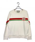 GUCCIグッチ）の古着「インターロッキングスウェット」｜アイボリー