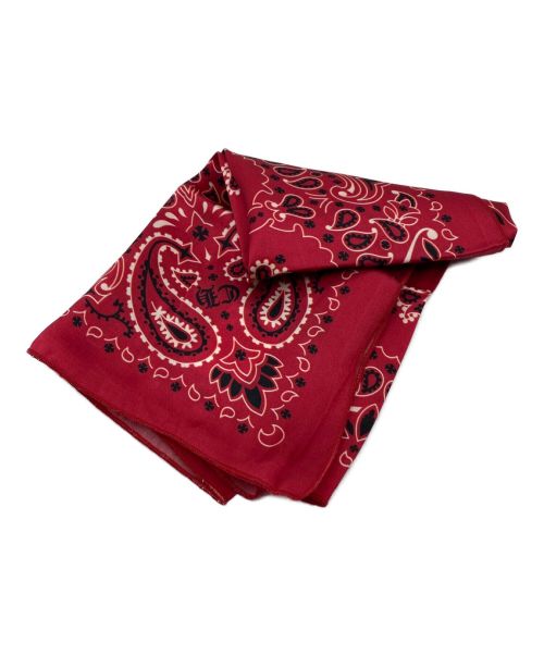 CHROME HEARTS（クロムハーツ）CHROME HEARTS (クロムハーツ) BANDANA S/TRTMNT SLKSTN レッド サイズ:-の古着・服飾アイテム