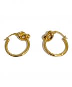 CELINEセリーヌ）の古着「Knot Small Hoops」