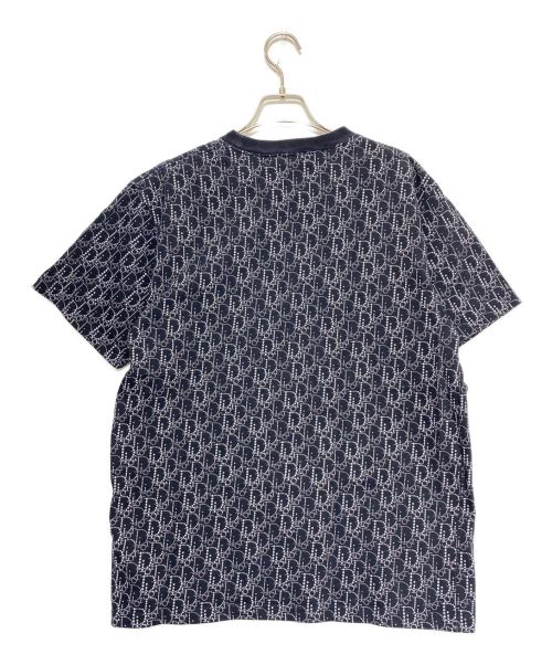 Dior（ディオール）Dior (ディオール) Oversized Dior Oblique Beaded Tee ネイビー サイズ:Lの古着・服飾アイテム