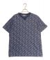 Dior（ディオール）の古着「Oversized Dior Oblique Beaded Tee」｜ネイビー