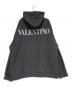 VALENTINOヴァレンティノ）の古着「Felpa Nera Con Logo」｜ブラック
