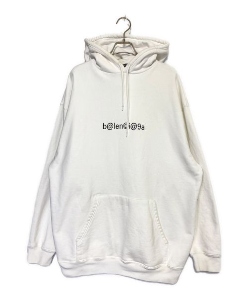 BALENCIAGA（バレンシアガ）BALENCIAGA (バレンシアガ) SYMBOLIC HOODIE ホワイト サイズ:XLの古着・服飾アイテム