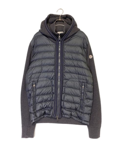 MONCLER（モンクレール）MONCLER (モンクレール) MAGLIONE TRICOT CARDIGAN ネイビー サイズ:XXLの古着・服飾アイテム