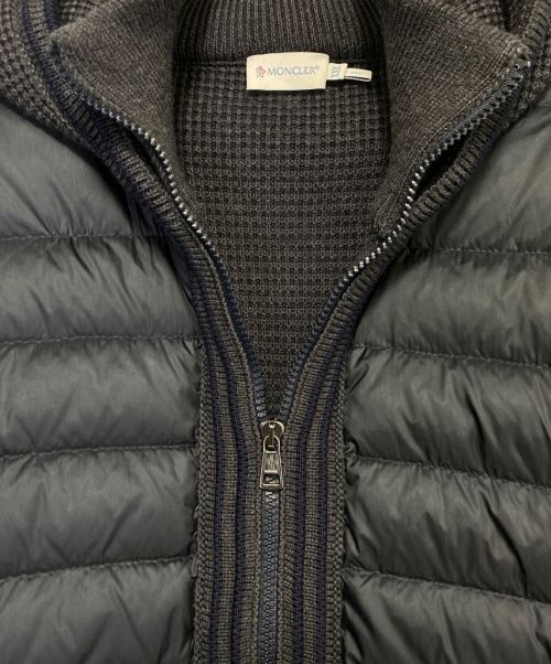 MONCLER（モンクレール）MONCLER (モンクレール) MAGLIONE TRICOT CARDIGAN ネイビー サイズ:XXLの古着・服飾アイテム