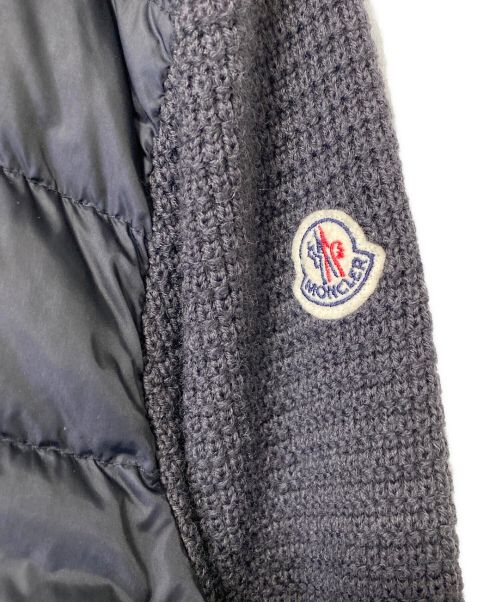 MONCLER（モンクレール）MONCLER (モンクレール) MAGLIONE TRICOT CARDIGAN ネイビー サイズ:XXLの古着・服飾アイテム
