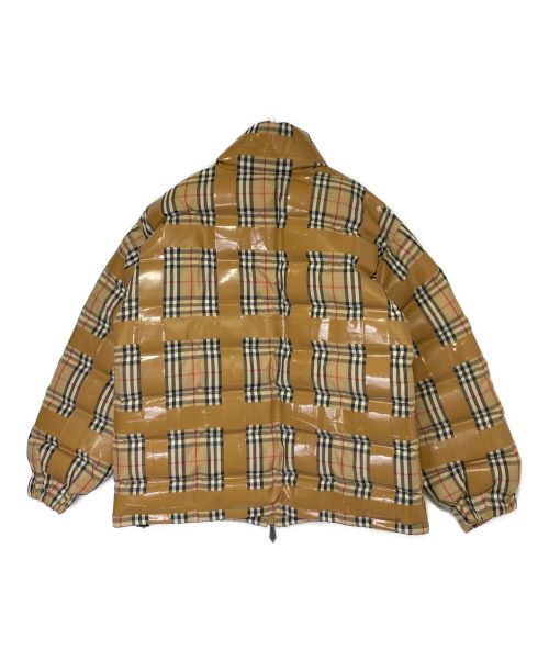 BURBERRY（バーバリー）BURBERRY (バーバリー) Archive Checked Down Jacket  ベージュ サイズ:XLの古着・服飾アイテム
