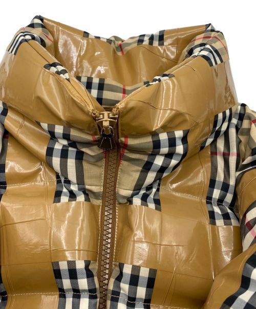 BURBERRY（バーバリー）BURBERRY (バーバリー) Archive Checked Down Jacket  ベージュ サイズ:XLの古着・服飾アイテム