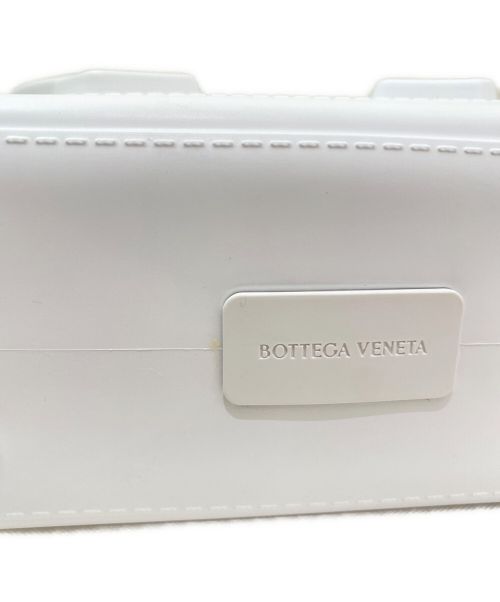 BOTTEGA VENETA（ボッテガベネタ）BOTTEGA VENETA (ボッテガベネタ) ラバーアルコバッグ ホワイト サイズ:スモールの古着・服飾アイテム