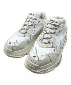 BALENCIAGAバレンシアガ）の古着「Allover TRIPLE S」｜ホワイト