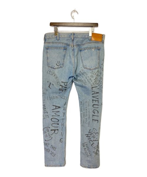 GUCCI（グッチ）GUCCI (グッチ) Printed Chlorine Punk Jeans インディゴ サイズ:SIZE 34の古着・服飾アイテム