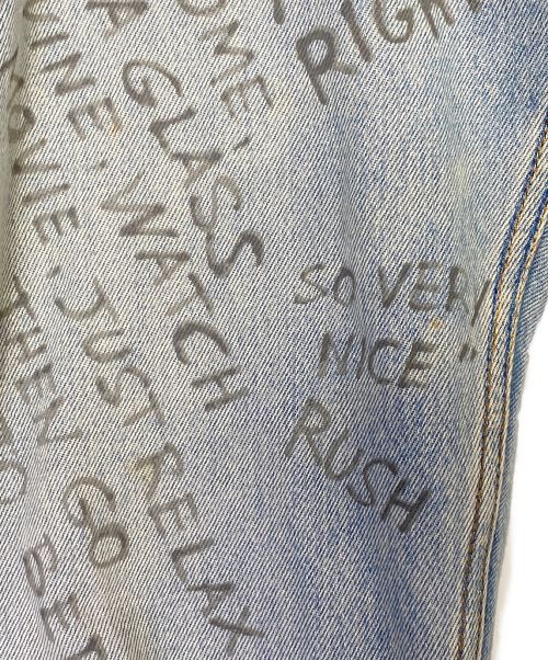 GUCCI（グッチ）GUCCI (グッチ) Printed Chlorine Punk Jeans インディゴ サイズ:SIZE 34の古着・服飾アイテム