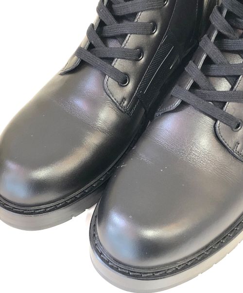 VALENTINO（ヴァレンティノ）VALENTINO (ヴァレンティノ) レースアップブーツ ブラック サイズ:43の古着・服飾アイテム