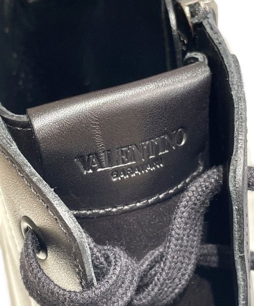 VALENTINO（ヴァレンティノ）VALENTINO (ヴァレンティノ) レースアップブーツ ブラック サイズ:43の古着・服飾アイテム