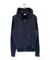 MONCLER（モンクレール）の古着「MAGLIA TRICOT CARDIGAN 切替ジップアップパーカー」｜ネイビー