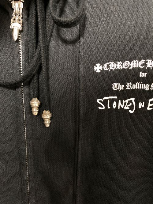 CHROME HEARTS（クロムハーツ）CHROME HEARTS (クロムハーツ) SWTSHRT HD ZIP LT ブラック サイズ:Sの古着・服飾アイテム