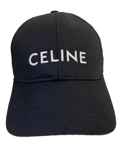 CELINE（セリーヌ）CELINE (セリーヌ) ベースボールキャップ ブラック サイズ:Sの古着・服飾アイテム