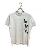 LOUIS VUITTONルイ ヴィトン）の古着「フロウティング LV プリンテッド Tシャツ」｜ホワイト