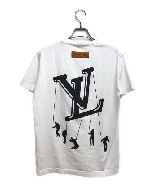 LOUIS VUITTON（ルイ ヴィトン）LOUIS VUITTON (ルイ ヴィトン) フロウティング LV プリンテッド Tシャツ ホワイト サイズ:Sの古着・服飾アイテム