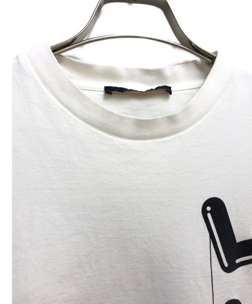 LOUIS VUITTON（ルイ ヴィトン）LOUIS VUITTON (ルイ ヴィトン) フロウティング LV プリンテッド Tシャツ ホワイト サイズ:Sの古着・服飾アイテム