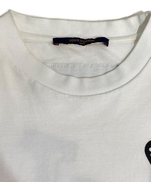 LOUIS VUITTON（ルイ ヴィトン）LOUIS VUITTON (ルイ ヴィトン) フロウティング LV プリンテッド Tシャツ ホワイト サイズ:Sの古着・服飾アイテム