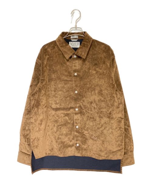 Dior（ディオール）Dior (ディオール) オーバーサイズ オーバーシャツ ブラウン サイズ:50の古着・服飾アイテム