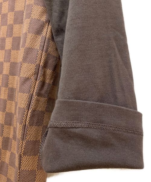 LOUIS VUITTON（ルイ ヴィトン）LOUIS VUITTON (ルイ ヴィトン) ダミエラグランTシャツ ブラウン サイズ:Mの古着・服飾アイテム
