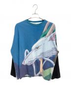 LOEWEロエベ）の古着「千と千尋の神隠しハクプリントTシャツ」｜ブルー