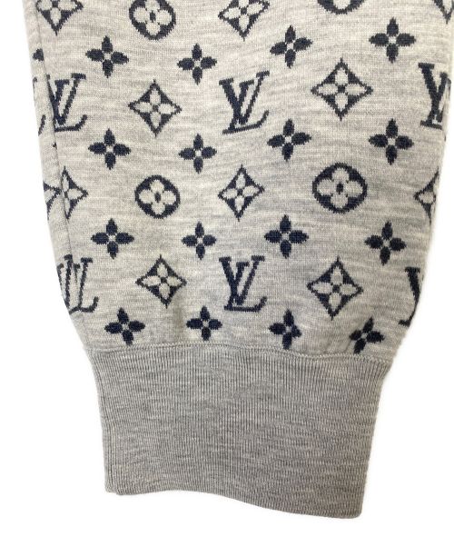 LOUIS VUITTON（ルイ ヴィトン）LOUIS VUITTON (ルイ ヴィトン) カシミヤ混モノグラムジョガーパンツ グレー サイズ:M 未使用品の古着・服飾アイテム