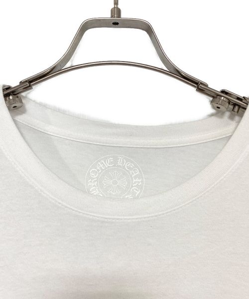 CHROME HEARTS（クロムハーツ）CHROME HEARTS (クロムハーツ) Blue Cross L/S Tee ホワイト サイズ:Lの古着・服飾アイテム