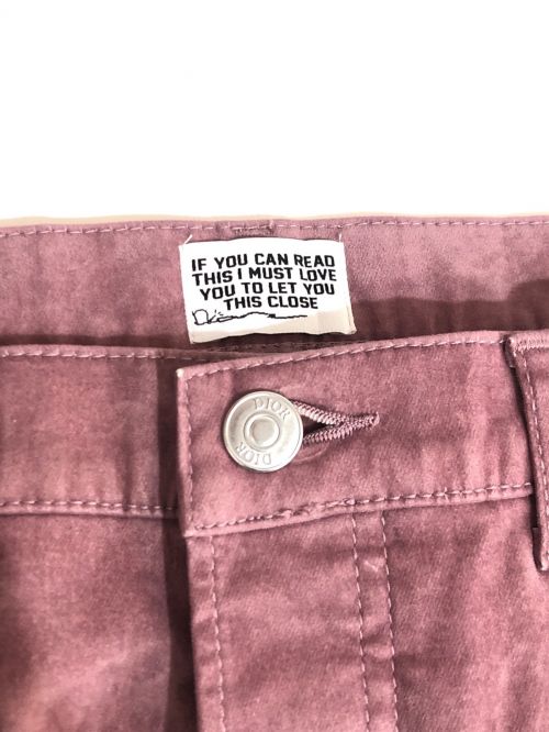 Dior（ディオール）Dior (ディオール) Slimfit Jeans ダークピンク サイズ:31の古着・服飾アイテム