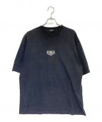BALENCIAGAバレンシアガ）の古着「BB PARIS ICON Tシャツ」｜ブラック