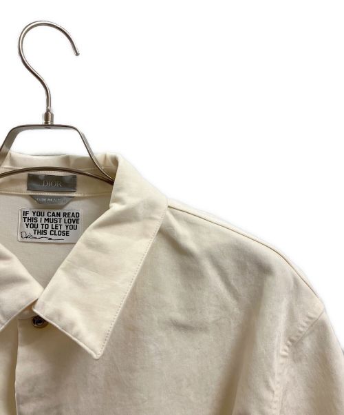 Dior（ディオール）Dior×CACTUS JACK (ディオール×カクタスジャック) オーバーシャツ ベージュ サイズ:50の古着・服飾アイテム