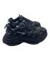 中古・古着 BALENCIAGA (バレンシアガ) TRIPLE S ALLOVER LOGO BLACK ブラック サイズ:42：59800円
