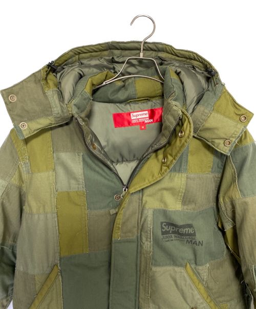 SUPREME（シュプリーム）SUPREME (シュプリーム) Patchwork Puffy Jacket グリーン サイズ:Mの古着・服飾アイテム