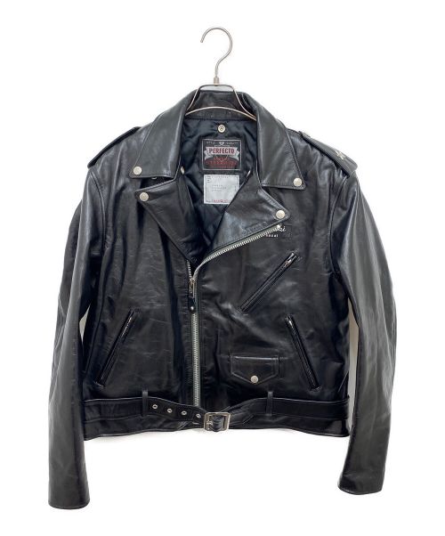 sacai（サカイ）sacai (サカイ) 22AW MADSAKI Print Schott Leather Blouson ブラック サイズ:2の古着・服飾アイテム