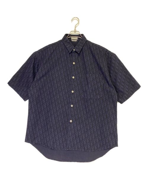 Dior（ディオール）Dior (ディオール) ショートスリーブ オーバーシャツ ネイビー サイズ:SIZE 40の古着・服飾アイテム