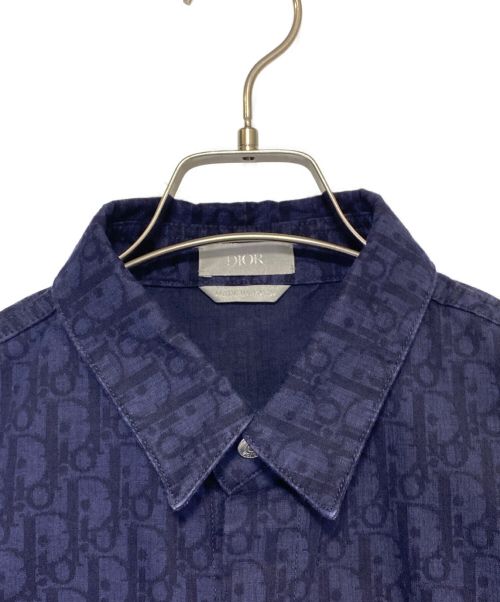 Dior（ディオール）Dior (ディオール) ショートスリーブ オーバーシャツ ネイビー サイズ:SIZE 40の古着・服飾アイテム