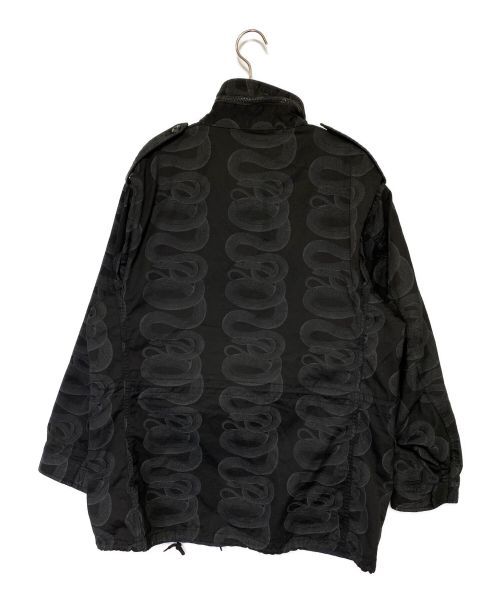 Hysteric Glamour（ヒステリックグラマー）Hysteric Glamour (ヒステリックグラマー) スネークM-65 ブラック サイズ:XLの古着・服飾アイテム