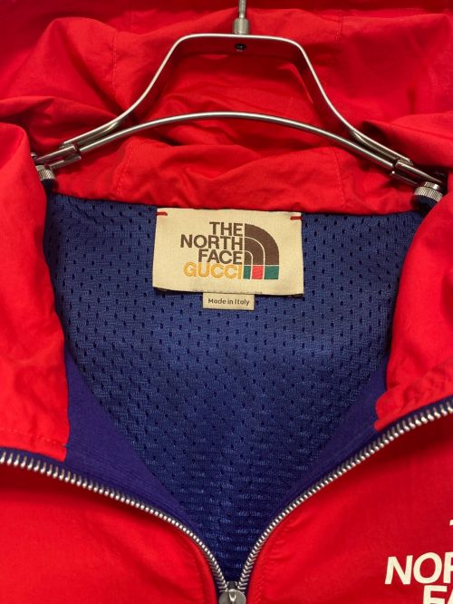 GUCCI（グッチ）GUCCI (グッチ) ジップジャケット ネイビー×レッド サイズ:Lの古着・服飾アイテム